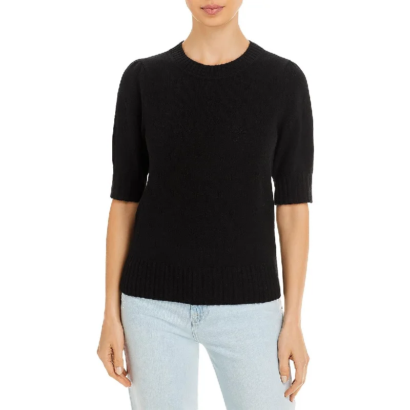 Private Label Womens Cashmere Knit Crewneck Sweater