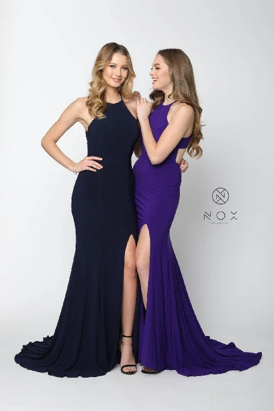 Long Side Slit Formal Dress Prom Evening Gown