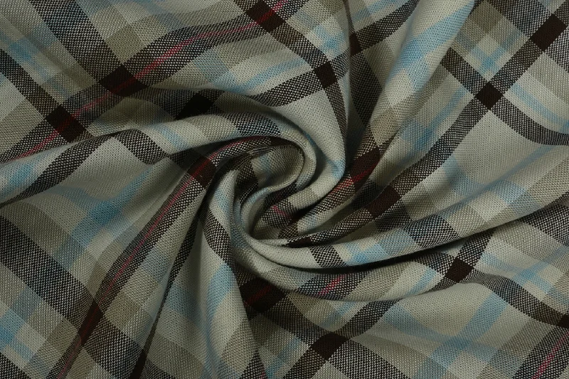 Multicolor Checks Cotton Yarn Dyed Fabric