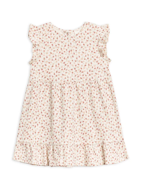 Organic Tilly Tiered Dress - Joy Floral